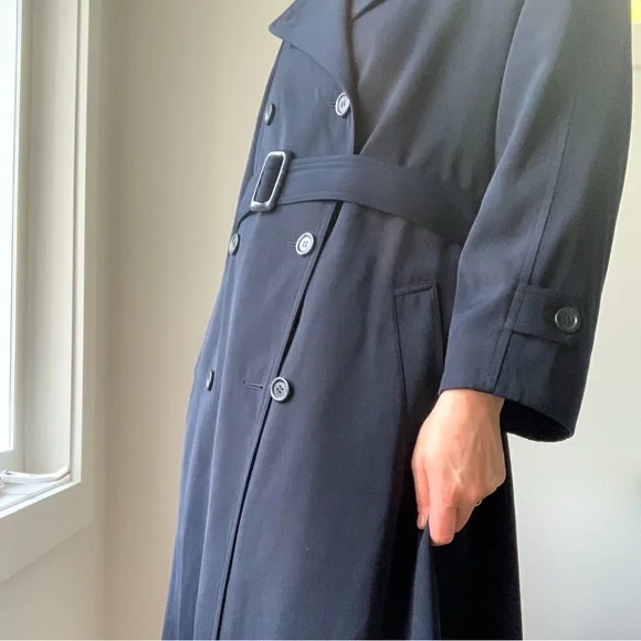 SEQUENCE double breasted trench - Picture 7 of 12